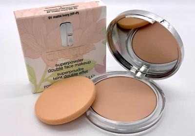 Clinique Superpowder Double Face Makeup Foundation 01 Matte Ivory (VF-P) 0.35OZ - Image 1 of 4