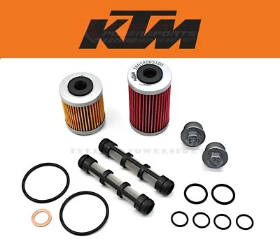 Kit completo de cambio de filtro de aceite genuino KTM 690 Duke Enduro R SMC-R 13-22 #Q244 C Foto 1 de 4