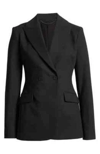 NEW AllSaints Afia Blazer in Black Size 4 #C3493 - Picture 1 of 12