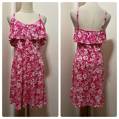Mini Vestido Roxy Real Friends Remolacha Rosa Isla Talla M Foto 1 de 4
