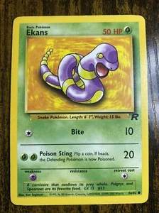 Ekans 56/82 Team Rocket ILLIMITATO MP comune - Foto 1 di 2