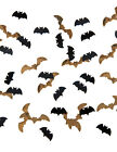Fledermaus-Konfetti Halloween-Tischdeko schwarz-goldfarben 15 g - Cod.311789