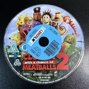 Cloudy With A Chance Of Meatballs 2 - Blu-Ray - Excellent Animated Family Film - Picture 1 of 2