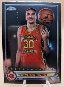2022 Topps Chrome McDonald's All American Games Timea Gardiner card #89