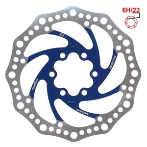 Disco freno R6.1 140mm 6H blu - Imagen 1 de 2