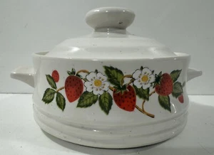 Vaso de sopa con tapa de gres crema Sheffield Strawberries n - Imagen 1 de 4