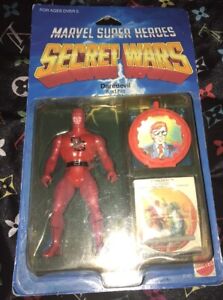1984 Mattel Marvel Secret Wars DAREDEVIL Figurine articulée MOC SCELLÉE RARE