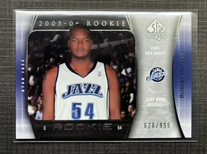 2005-06 SP Authentic Rookie Authentics /999 Robert Whaley #143 Rookie RC - Picture 1 of 2