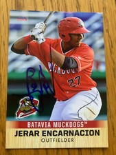Jerar Encarnacion 2018 Signed Batavia Muckdogs Team Card