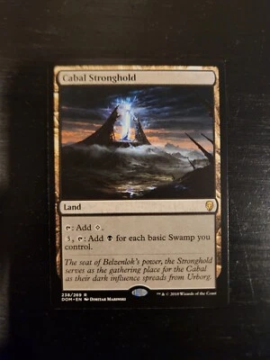Cabal Stronghold, Dominaria, NM, MTG- Magic the Gathering, Regular - Image 1 of 2