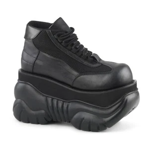 PLEASER STIVALETTO UOMO NERO 4" CROSS VEGAN (UNISEX) 5 6 7 8 9 10 11 12 - Foto 1 di 5