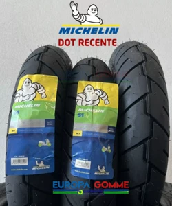 KIT 3x 100/90-10 56J MICHELIN S1 DOT/ANNO 2025 APE 50 PIAGGIO COSA GOMME NUOVE - Foto 1 di 6