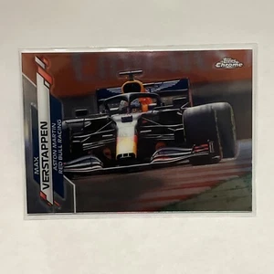 2020 Topps Chrome Formula 1 F1 Cars Max Verstappen #26 Rookie RC - Picture 1 of 2
