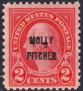#646 Estampilla JUMBO SOBREIMPRESA MOLLY JARRA EN MUY BUEN ESTADO MNH OG-2¢ Grandes márgenes (REM #646-3) - Imagen 1 de 2
