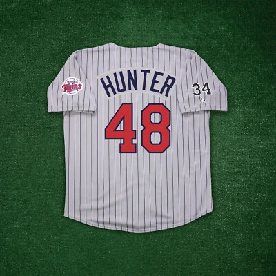 Torii Hunter  2006 Minnesota Twins Cooperstown Men's Grey Road  Jersey - Image 1 of 4