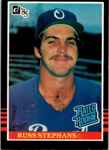 1985 Donruss Russ Stephans  RR, RC 42 Kansas City Royals