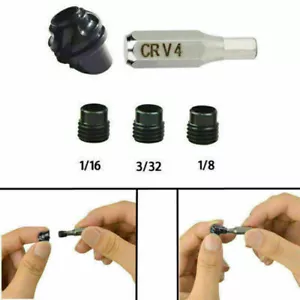 Archery 45/37 Degree Bow Peep Sight Hooked Housing 3 Inner Core Aperture Kit US - Picture 1 of 18