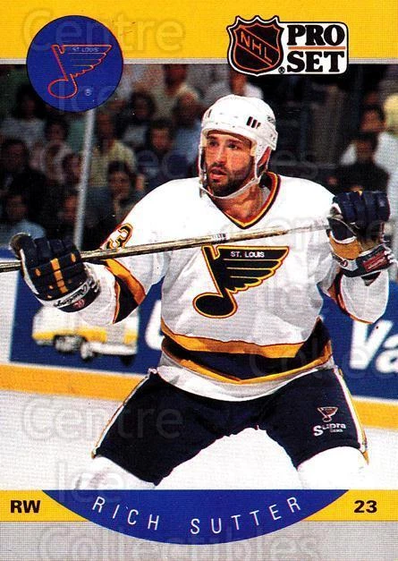 1990-91 Pro Set #272 Rich Sutter - Image 1 of 1