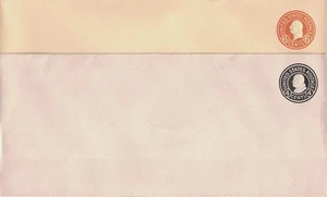 Unused Entire 1916 4¢ Blue & 1932 6¢ Orange Postal Envelopes; Scott #U440, #U529 - Picture 1 of 1