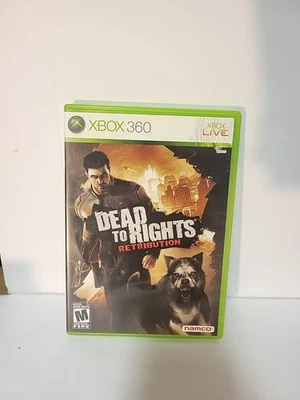 Dead to Rights: Retribution • Xbox 360 • Namco • 201O • Good Condition Disc Mint - Image 1 of 4