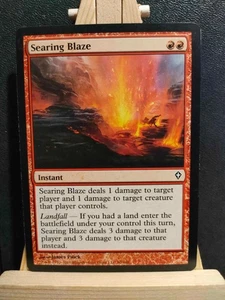 Searing Blaze - Worldwake - Common - NM to LP (See Pics) MTG - Picture 1 of 2