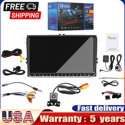 9" Android 12 Car Stereo Radio Fit Apple Carplay GPS Nav For VW Volkswagen Jetta - Image 1 of 4