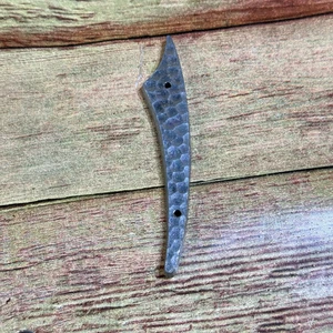Traditional Silver Hammered 3 1/2” House Mailbox Number 1 - Picture 1 of 4