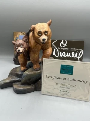 Disney WDCC Brother Bear «Brotherly Time» Kenai and Koda с сертификатом подлинности и коробкой LE - Изображение 1 из 4