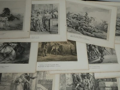 Horace Vernet - Ensemble de 10 lithographies sur le thème de la guerre 1820 - Photo 1/4