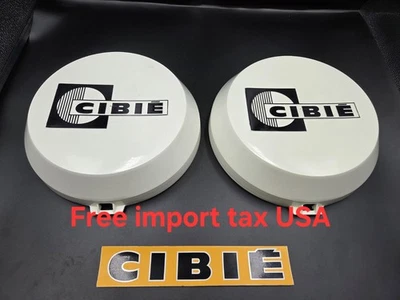  Capa farol de neblina CIBIE SUPER OSCAR LÂMPADA DE DIREÇÃO luz de rali antiga Nos par   - Imagem 1 de 4