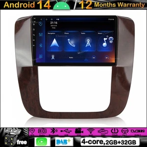 9"Android 14 Autoradio GPS NAVI Carplay DAB For Chevrolet Tahoe Silverado 07-15 - Bild 1 von 12