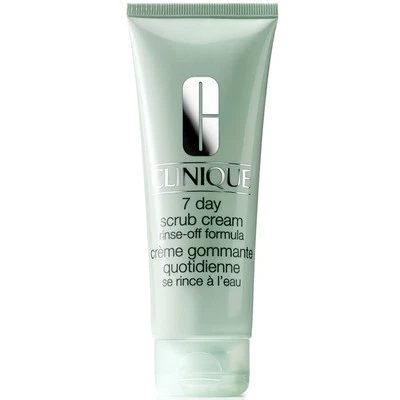 CLINIQUE 7 Day Gentle Exfoliating Face Scrub Cream Rinse-Off Formula 100ml *NEW* - Image 1 of 4