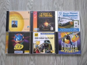 Pacchetto Joblot gioco/software CD Rom PC vintage/retrò x6 - Foto 1 di 2