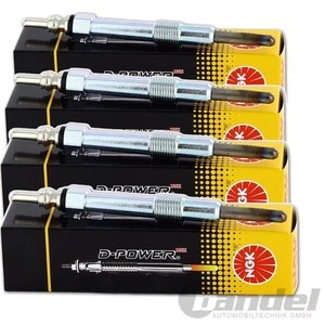 4x NGK GLÜHKERZE passend für FORD FIESTA FOCUS CITROEN BERLINGO C2-C5 PEUGEOT - Bild 1 von 3