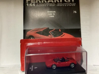 FERRARI 348 TS 1989   1/64 diecast + BOOKLET Centauria Limited edition - Immagine 1 di 4