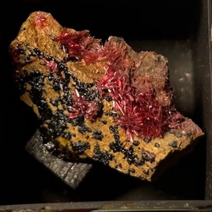Erythrite Crystals Mina Sara Alicia Alamos Sonora MEXICO - Picture 1 of 10