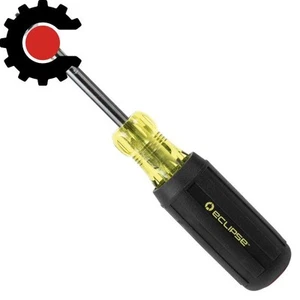 Eclipse Tools Pro'sKit Hollow Shaft Rubber Grip Nutdriver 1/4" - Picture 1 of 4