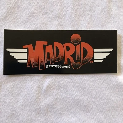 "Pegatina de monopatín Madrid de 5"" Old School" Foto 1 de 3