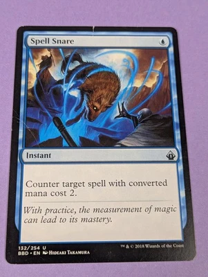 MTG Magic: Battlebond: Spell Snare #132/254 Uncommon - MP - Image 1 of 4