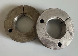 Go/ No Go Thread Ring Gage Set, 2”-11-1/2 NPSM, P.D. 2.2790-2.3730 - Picture 1 of 4
