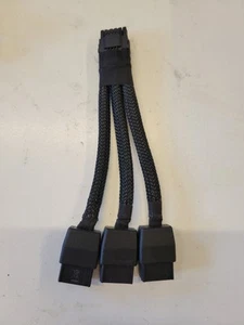 NVIDIA PCIe 12VHPWR 12-pin to 3x PCIe 8-pin Adapter Cable (12CF1-1PW138-30R) - Picture 1 of 3