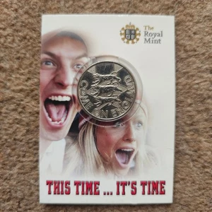 MONETA DA COLLEZIONE 2010 ROYAL MINT WORLD CUP ENGLAND "QUESTA VOLTA - È ORA" - Foto 1 di 2