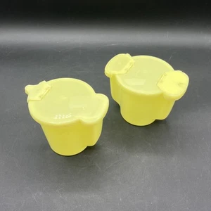 Tupperware Yellow Sugar 577-10 & Creamer 574-12 Set w/Lids Vintage - Bild 1 von 7