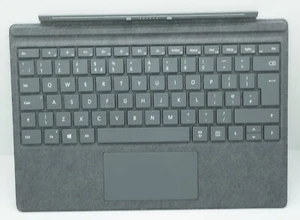 Microsoft Surface Pro 7 6 5 4 3 Charcoal Grey Signature Type Cover UK Keyboard - Picture 1 of 8