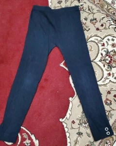 Real Love Girls Leggings Size 7 to 16 Black with beads on ankles - Picture 1 of 1