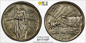 Commerative Silver Coin Oregon 1938 50C PCGS MS66 - Picture 1 of 1