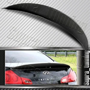 Carbon Fiber Trunk Lid Spoiler For 2007-2013 Infiniti G25 G37 Sedan Sport-Style - Picture 1 of 6