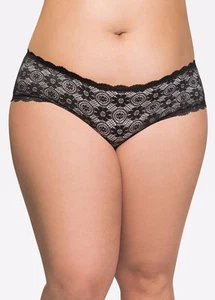 Ashley Stewart Panties - Sheer Lace Boyleg Panties - Size 1X Retail $12.50 - Picture 1 of 2