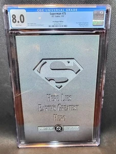 Superman #75 - Death Of Superman Poly-Bagged Edition- CGC Graded 8.0 - Picture 1 of 4