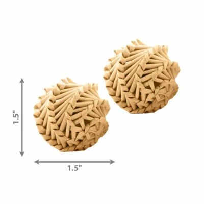KONG Naturals Straw Balls Cat Toy, Straw Balls, 2-pack - Image 1 of 2